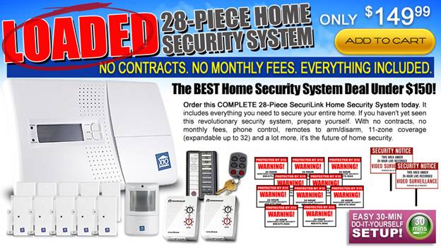 Order SecuriLink Home Security System